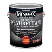 MINWAX Fast-Drying Polyurethane Gloss Clear Oil-Based Fast-Drying Polyurethane 1 gal 319000000